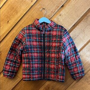 Uniqlo Kids Puffer Jacket - Red and Black